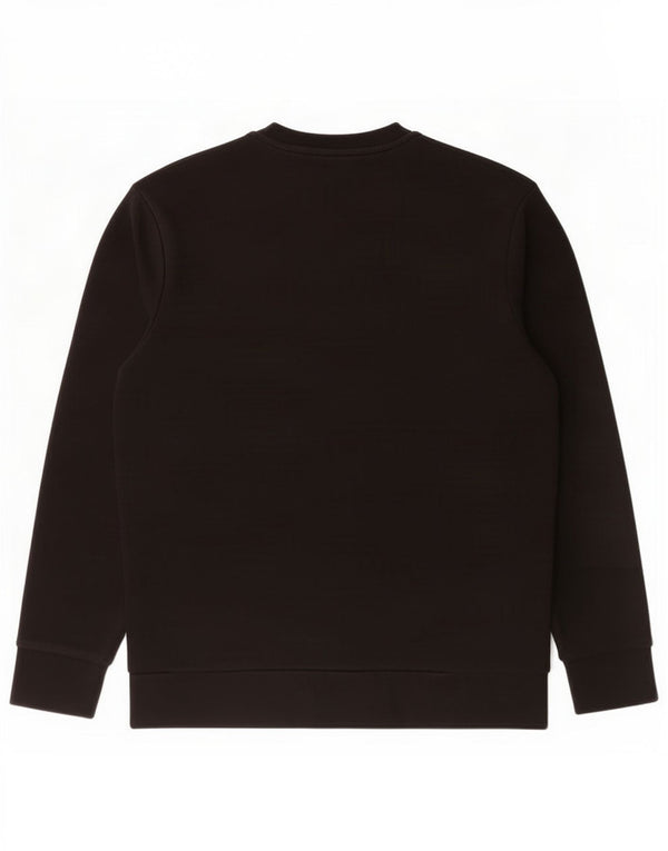 Adidas Mens Graphic Sweatshirt Jumper Large Black Cotton
