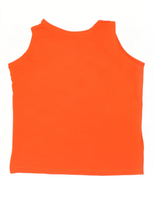 Kappa Boys Graphic Vest Top 9-10 Years Orange