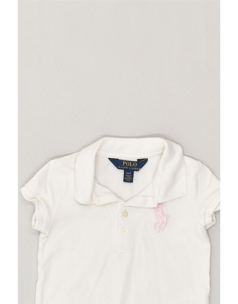 POLO RALPH LAUREN Boys Polo Shirt 2-3 Years White Cotton | Vintage Polo Ralph Lauren | Thrift | Second-Hand Polo Ralph Lauren | Used Clothing | Messina Hembry 