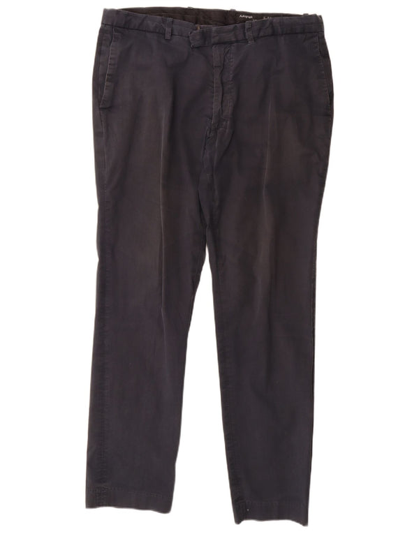 Marks & Spencer Mens Autograph Slim Fit Chino Trousers W36 L31 Navy Blue