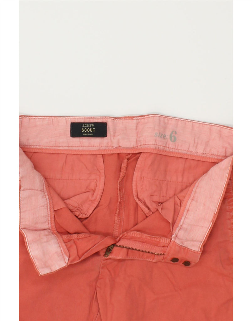 J. CREW Womens Scout Crop Slim Chino Trousers US 6 Medium W31 L25 Pink | Vintage J. Crew | Thrift | Second-Hand J. Crew | Used Clothing | Messina Hembry 