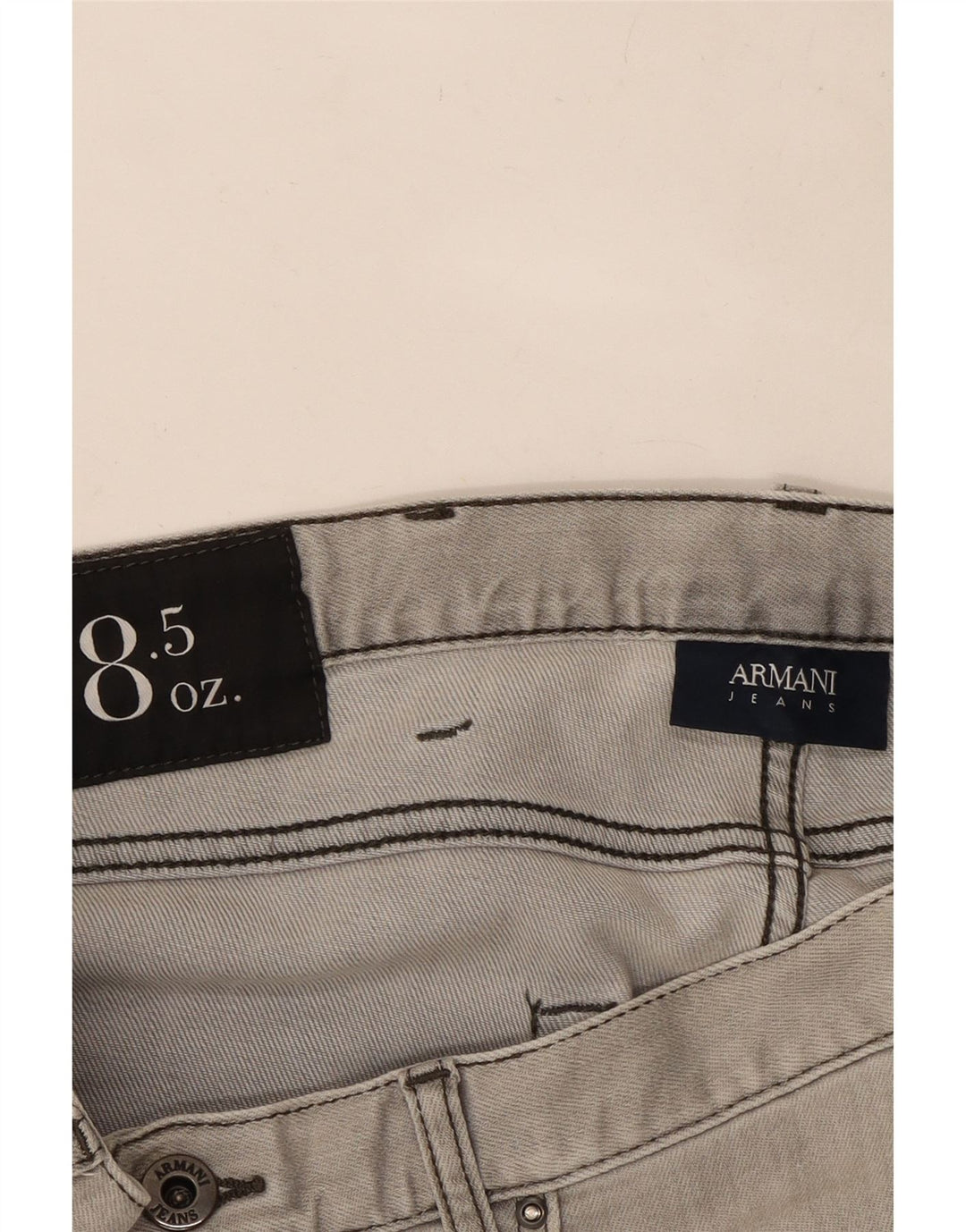 Armani Womens Straight Jeans W33 L28 Grey