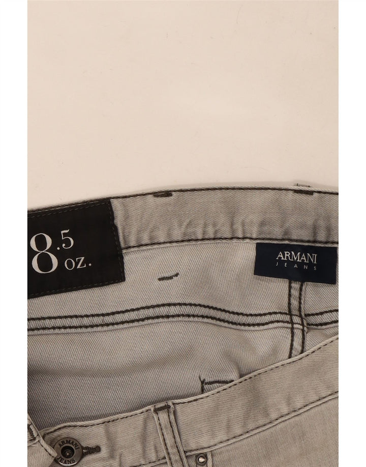 Armani Womens Straight Jeans W33 L28 Grey