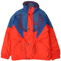 Dubin Mens Loose Fit Ski Jacket IT 46 Small Red Colourblock Polyester