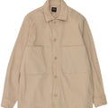 Zara Mens Utility Jacket UK 38 Medium Beige Cotton