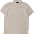 Kappa Mens Polo Shirt Large White Cotton