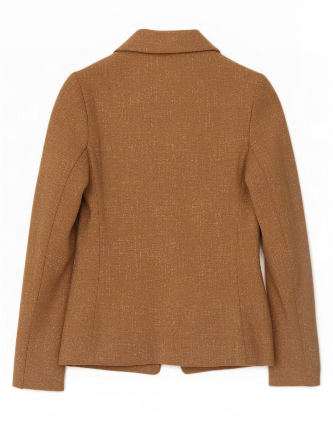 Marks & Spencer Womens Oversized Blazer Jacket UK 10 Small Beige Flecked