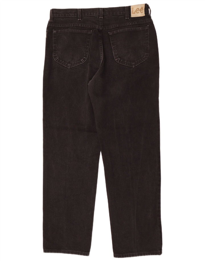 Lee Mens Straight Jeans W34 L32 Black