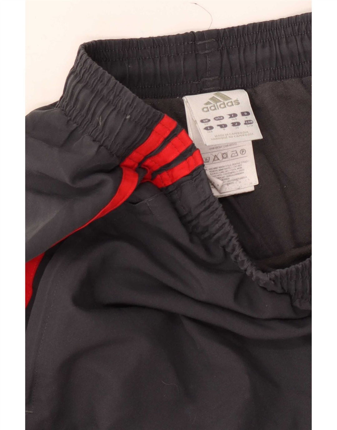 Adidas Mens Tracksuit Trousers Joggers Medium Grey Polyester