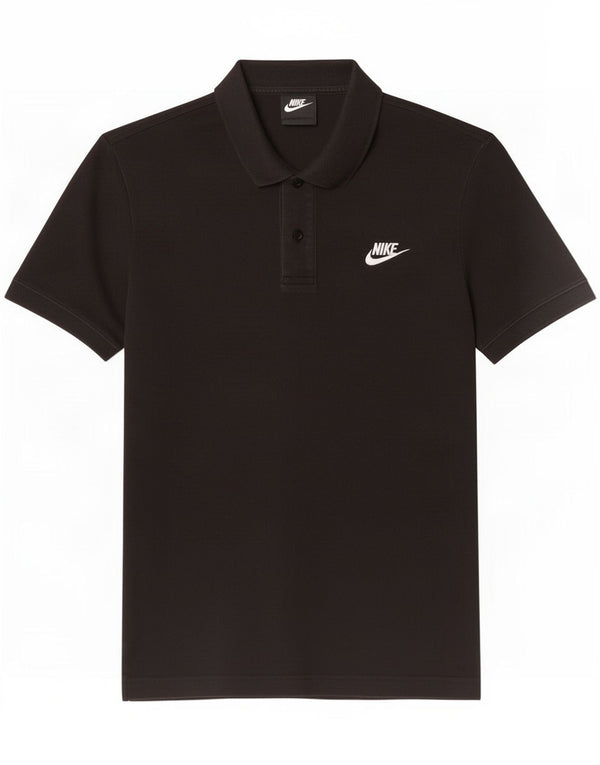 Nike Mens Polo Shirt Small Black Cotton
