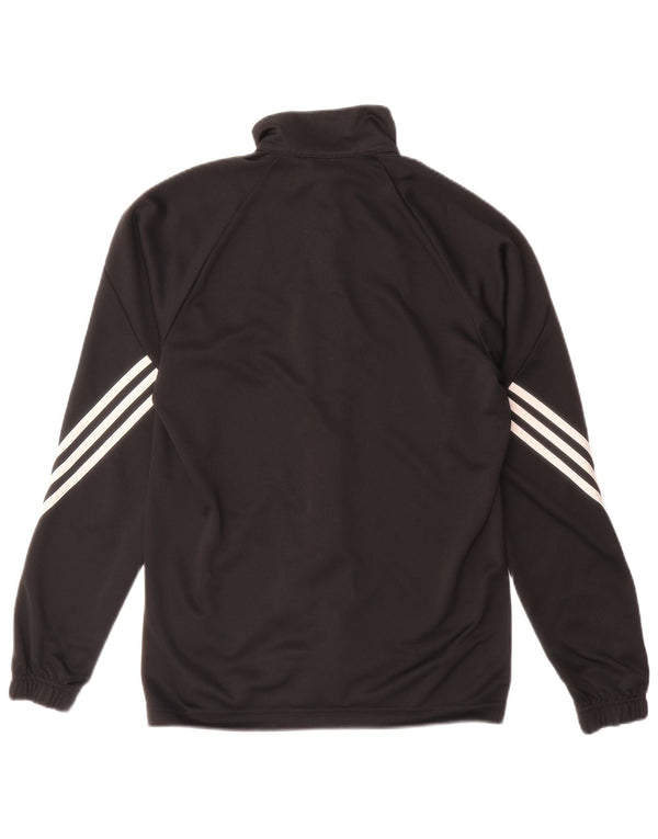 Adidas Mens Climalite Tracksuit Top Jacket Small Black Polyester