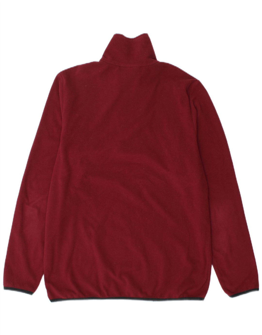 Lotto Mens Zip Neck Fleece Jumper Medium Burgundy Polyester
