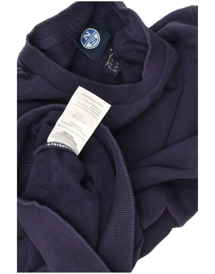 North Sails Mens Sweatshirt Jumper Small Navy Blue Cotton