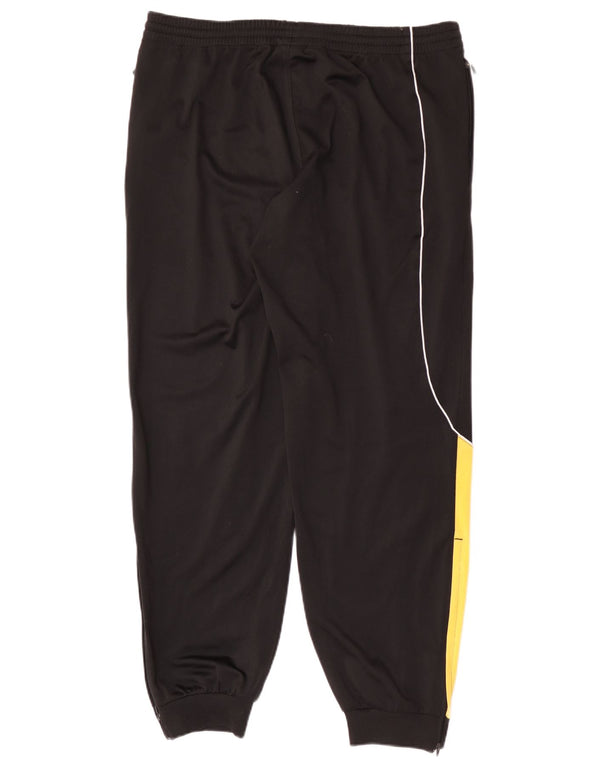 Adidas Mens Tracksuit Trousers Joggers UK 40/42 Medium Black Colourblock