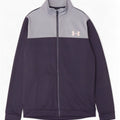 Under Armour Mens Tracksuit Top Jacket Medium Navy Blue Colourblock