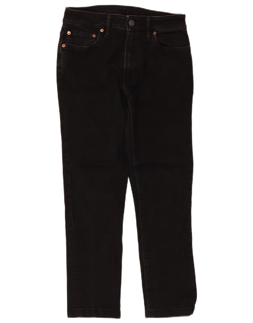 American Eagle Womens Cropped Jeans W30 L26 Black Cotton