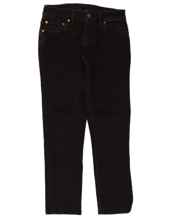 American Eagle Womens Cropped Jeans W30 L26 Black Cotton