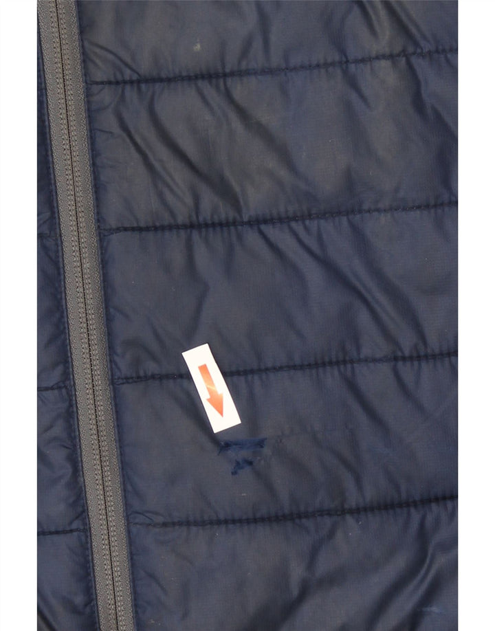 Columbia Mens Hooded Padded Jacket UK 40 Large Blue Nylon