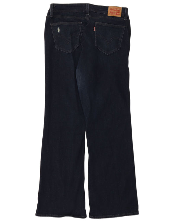 Levi's Womens 529 Curvy Bootcut Jeans W31 L30 Navy Blue Cotton