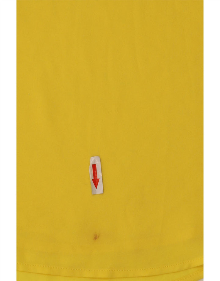 Oasis Womens Sleeveless Blouse Top UK 16 Large Yellow Polyester