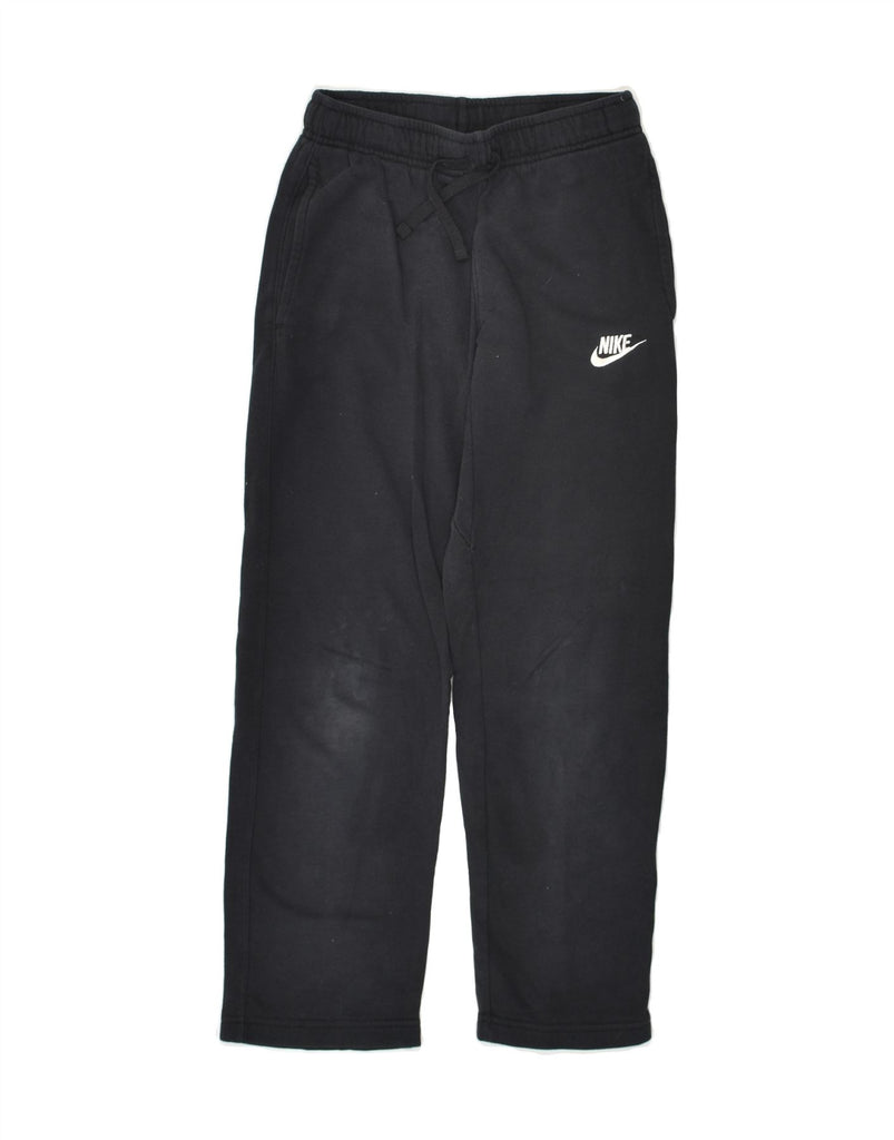 NIKE Boys Tracksuit Trousers 12-13 Years Medium  Black Cotton | Vintage Nike | Thrift | Second-Hand Nike | Used Clothing | Messina Hembry 