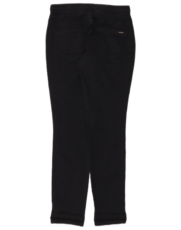 Red Button Womens Slim Casual Trousers EU 36 Small W26 L30 Navy Blue Cotton