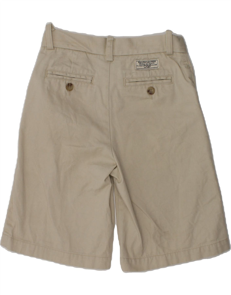 POLO RALPH LAUREN Boys Chino Shorts 6-7 Years W22  Beige Cotton | Vintage Polo Ralph Lauren | Thrift | Second-Hand Polo Ralph Lauren | Used Clothing | Messina Hembry 