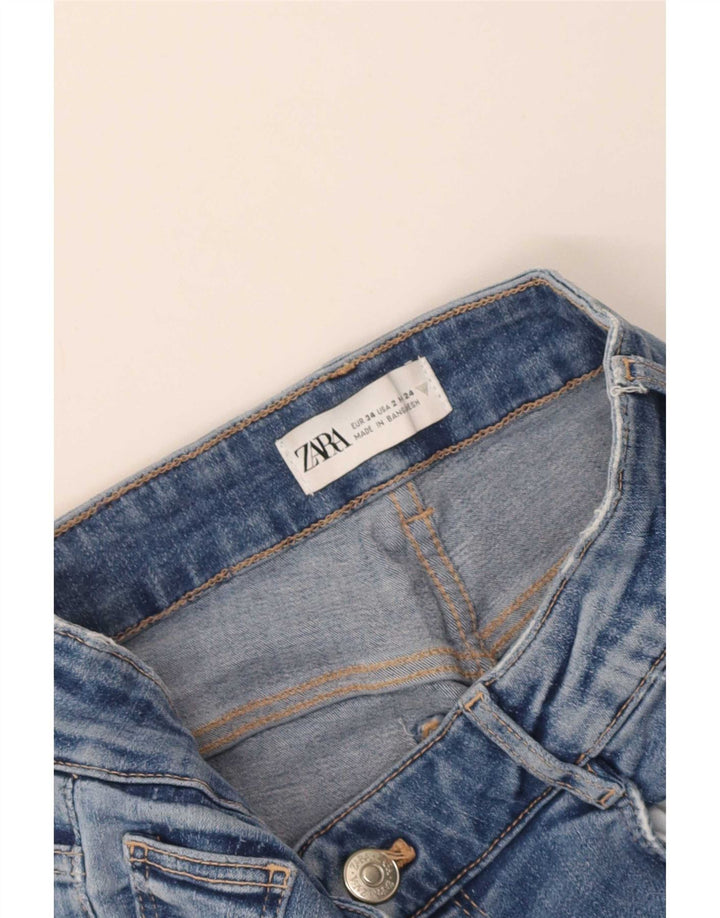 Zara Womens Slim Jeans EU 34 2XS W24 L27 Blue