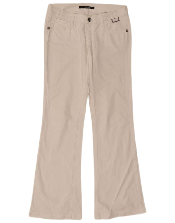 Atos Lombardini Womens Bootcut Jeans W30 L31 White Cotton