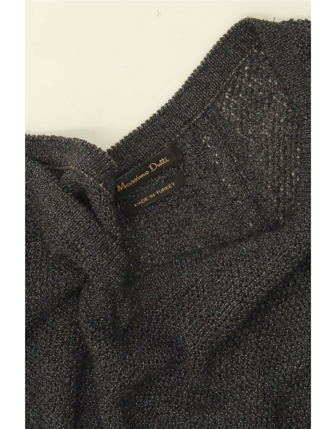 Massimo Dutti Womens Jumper Dress UK 14 Medium Grey