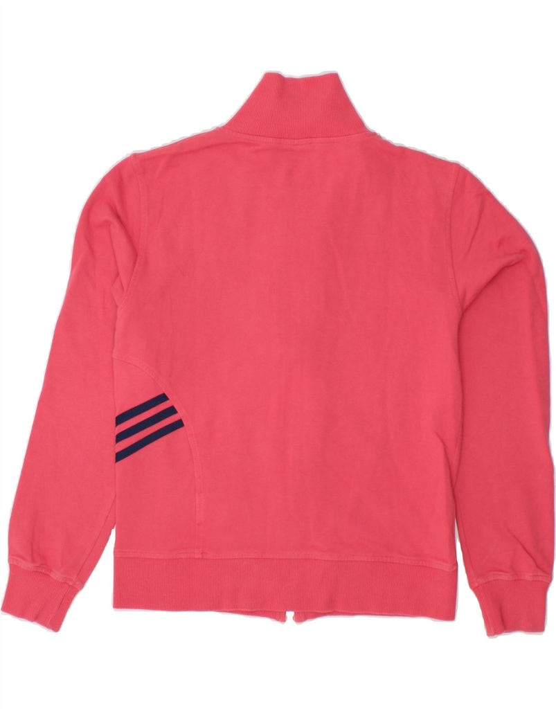 ADIDAS Womens Tracksuit Top Jacket EU 36/38 Small Pink Cotton | Vintage Adidas | Thrift | Second-Hand Adidas | Used Clothing | Messina Hembry 