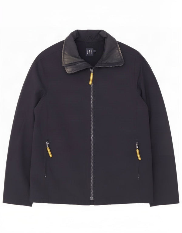 Gap Mens Windbreaker Jacket UK 38 Medium Navy Blue Nylon