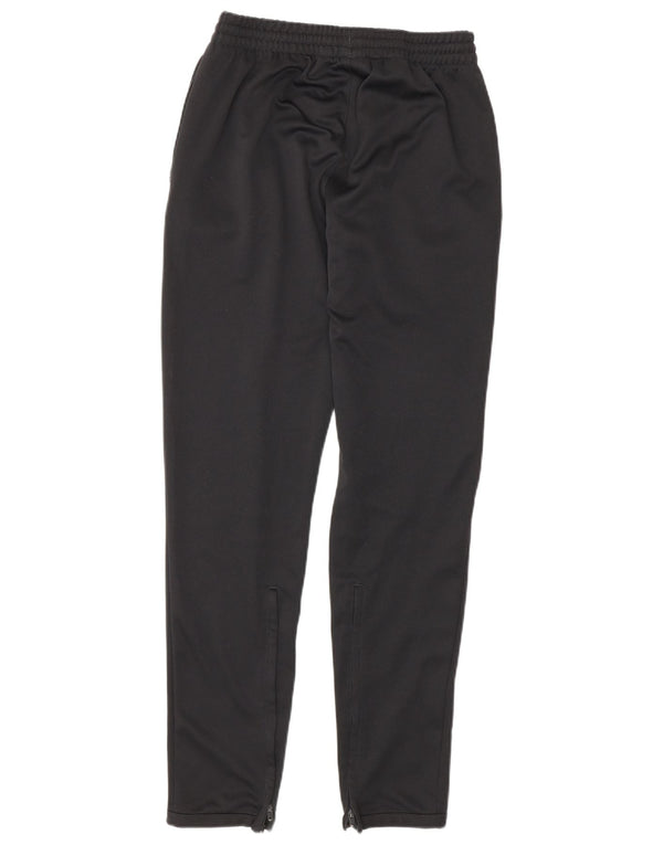 Adidas Boys Tracksuit Trousers 13-14 Years Black Polyester