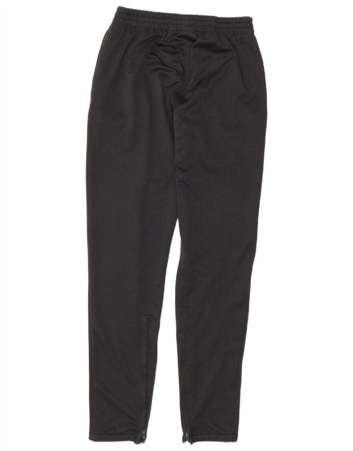 Adidas Boys Tracksuit Trousers 13-14 Years Black Polyester