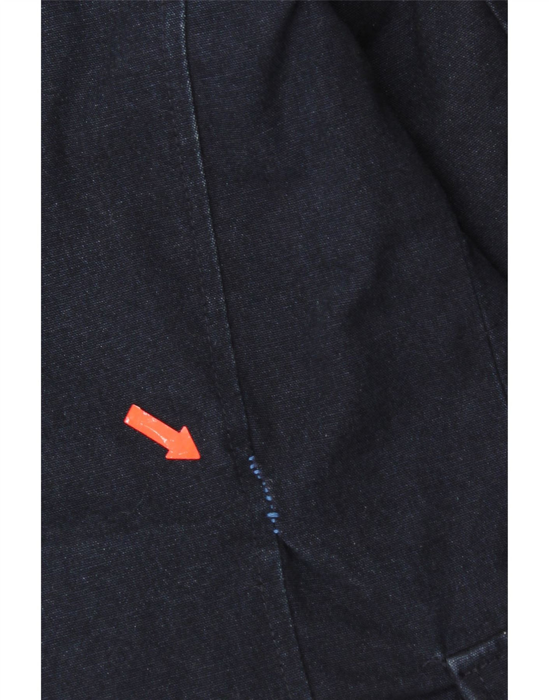 Zara Mens Pea Coat UK 36 Small Navy Blue Cotton