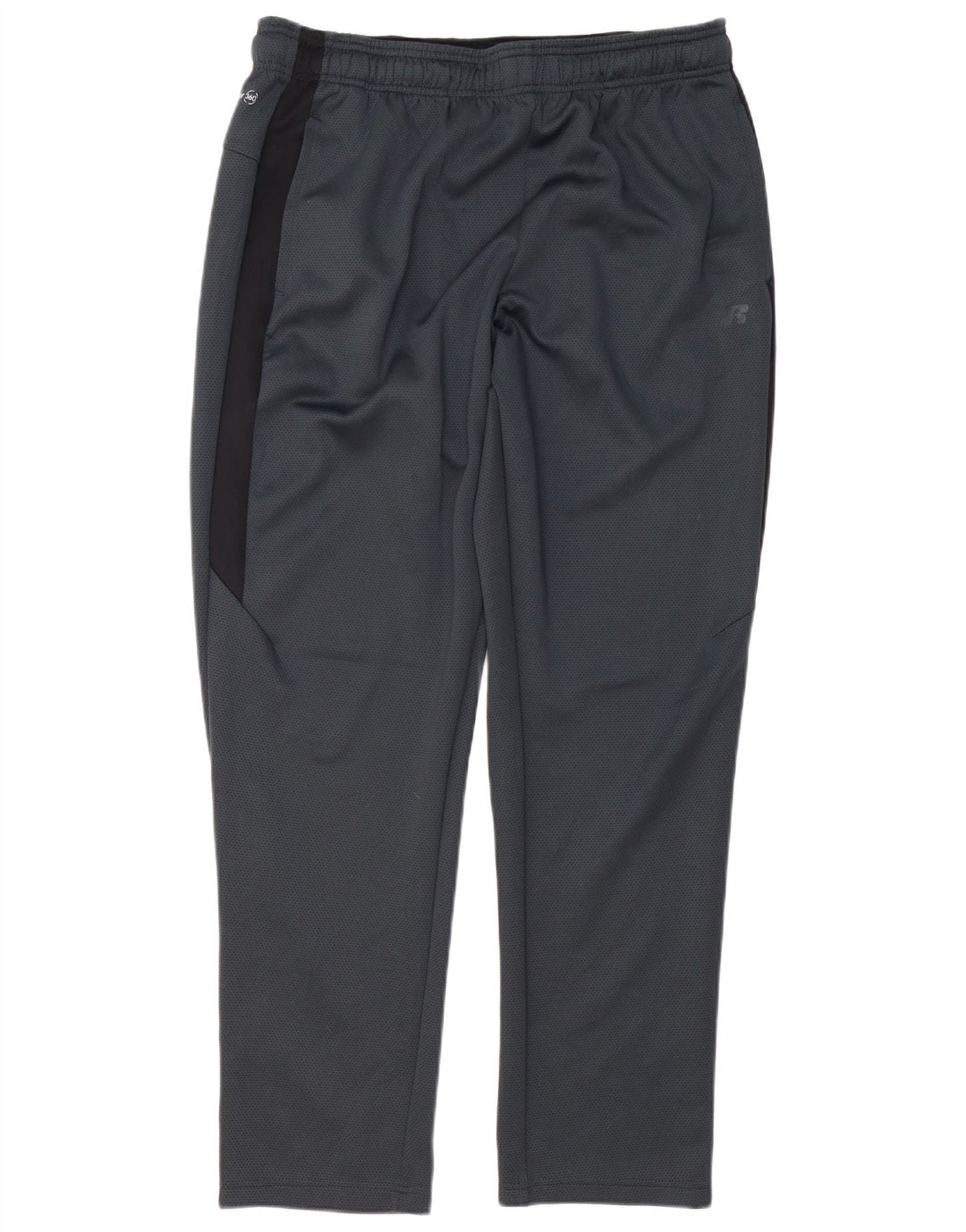 RUSSELL ATHLETIC Mens Tracksuit Trousers Large  Grey Colourblock Polyester
