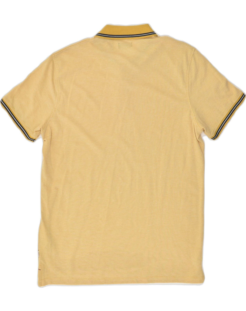 JACK & JONES Mens Slim Polo Shirt XL Yellow Cotton | Vintage Jack & Jones | Thrift | Second-Hand Jack & Jones | Used Clothing | Messina Hembry 