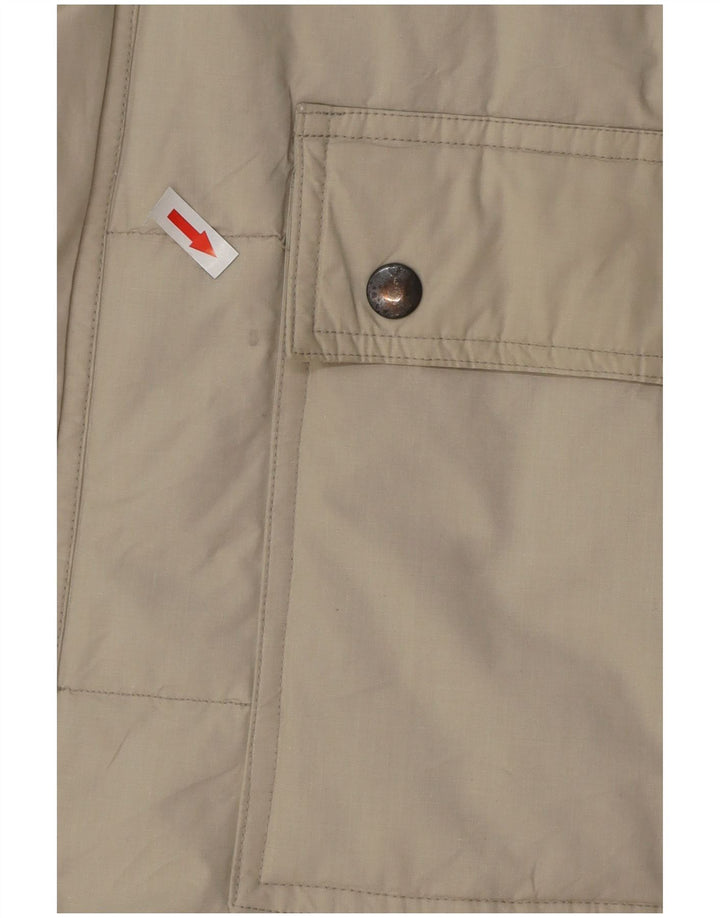 Brugi Mens Padded Jacket UK 42 XL Beige