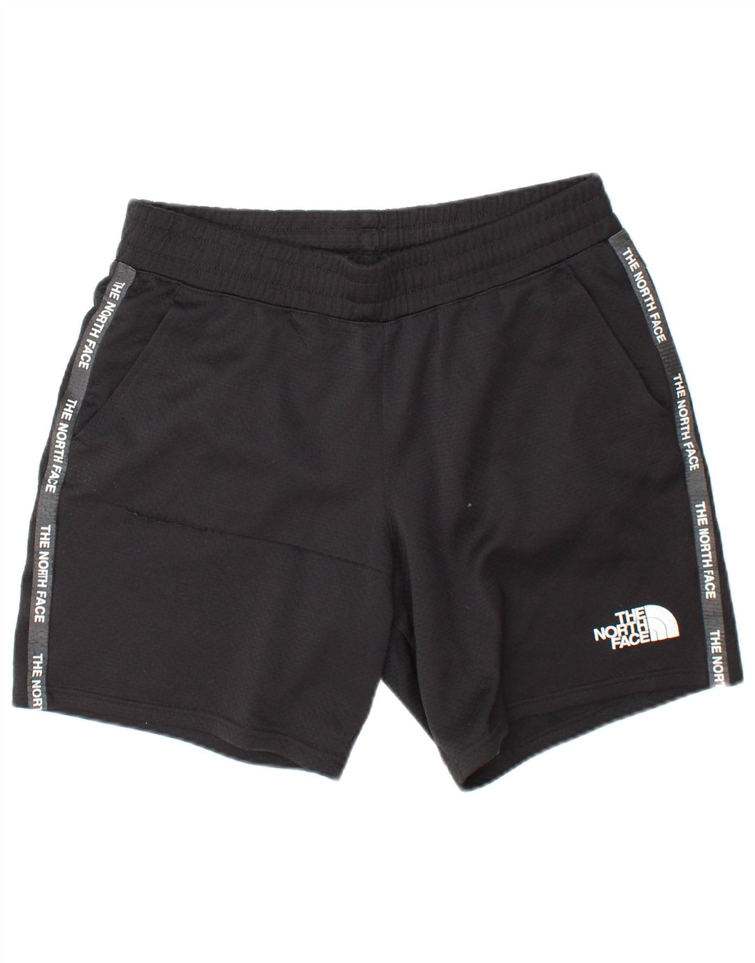 The North Face Mens Graphic Sport Shorts Medium Black Polyester
