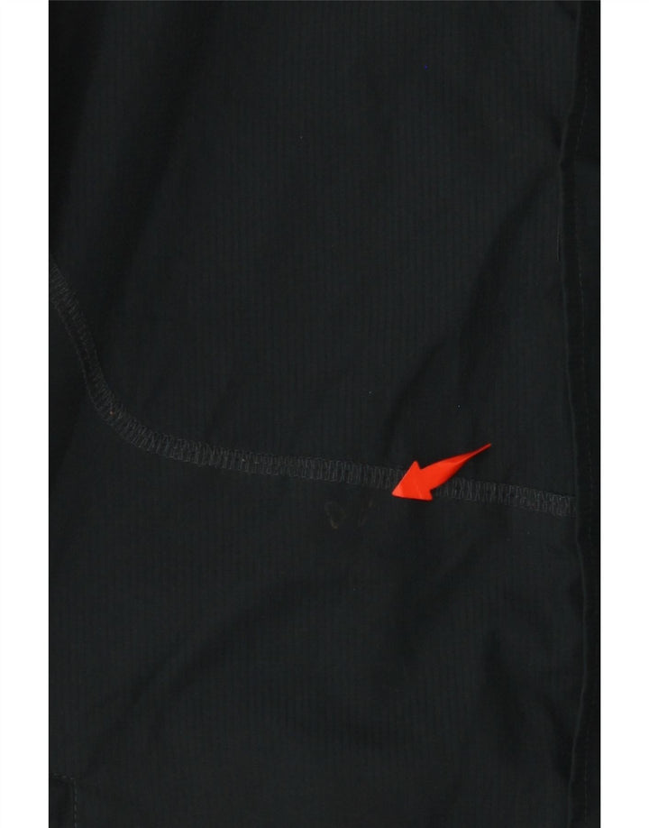 ADIDAS Boys Munster Rugby Hooded Tracksuit Top Jacket 11-12 Years Black