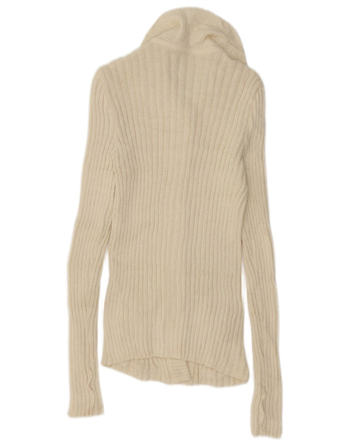 Vintage Womens Cardigan Sweater Medium Off White