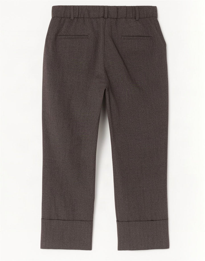Zara Womens Straight Chino Trousers EU 42 Large W32 L28 Grey Polyester