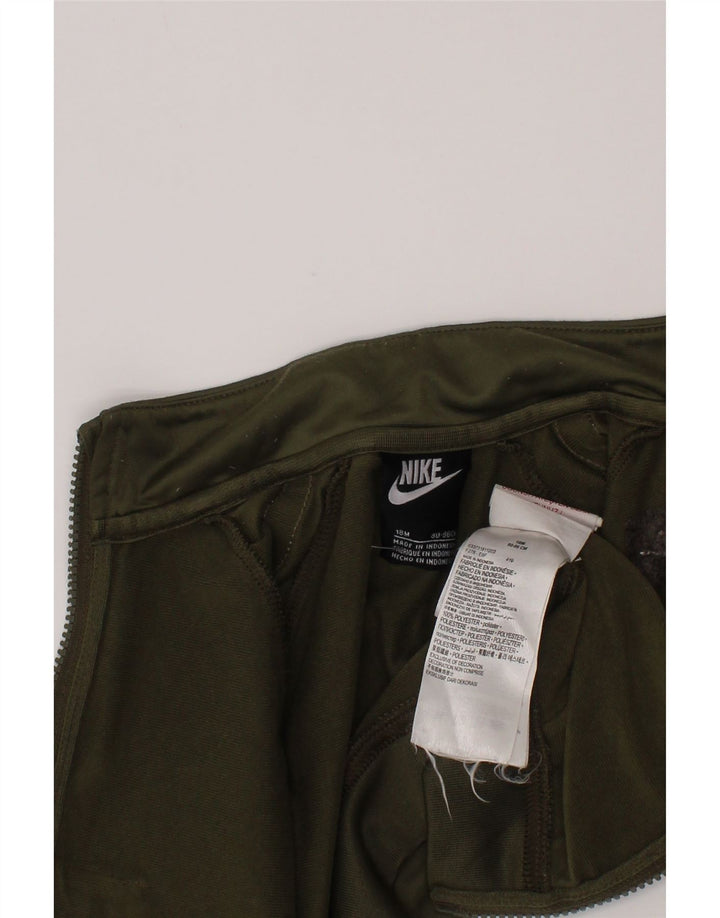 Nike Baby Boys Graphic Tracksuit Top Jacket 12-18 Months Khaki Polyester