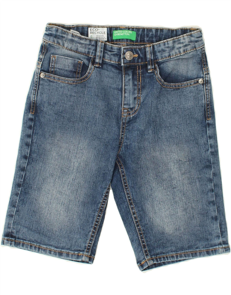 BENETTON Boys Denim Shorts 7-8 Years W24 Blue | Vintage Benetton | Thrift | Second-Hand Benetton | Used Clothing | Messina Hembry 