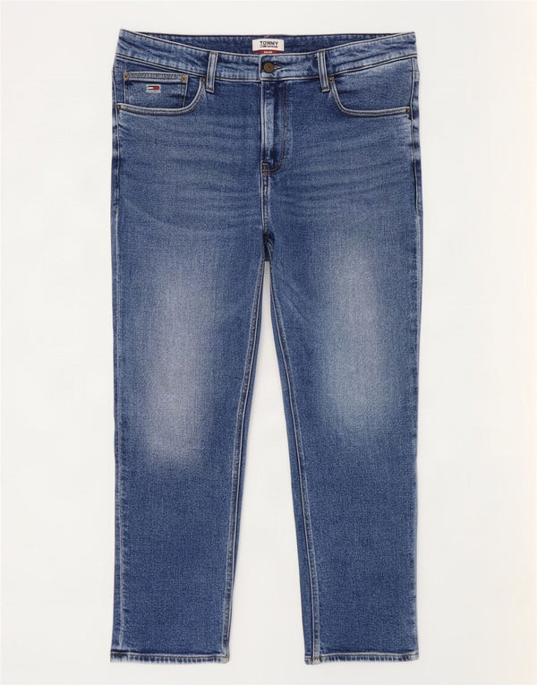 Tommy Hilfiger Womens Straight Jeans W38 L30 Blue Cotton