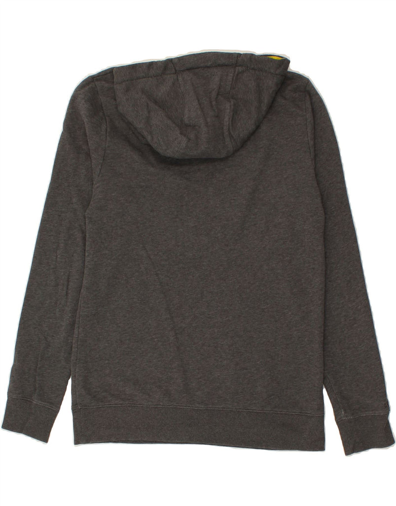 UNDER ARMOUR Mens Graphic Hoodie Jumper Small Grey Cotton Vintage Under Armour and Second-Hand Under Armour from Messina Hembry 