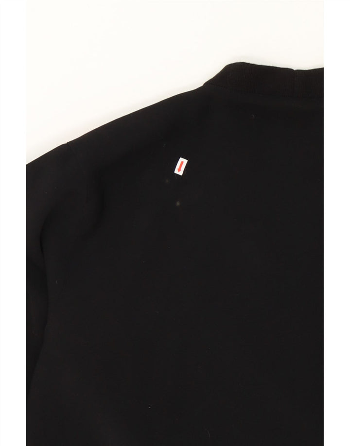 ROGER KENT Womens Bomber Jacket UK 18 XL Black Striped Polyester Vintage Roger Kent and Second-Hand Roger Kent from Messina Hembry 