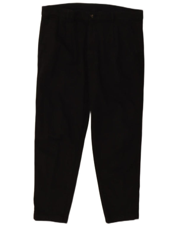 Zara Mens Slim Chino Trousers EU 46 XL W36 L27 Black