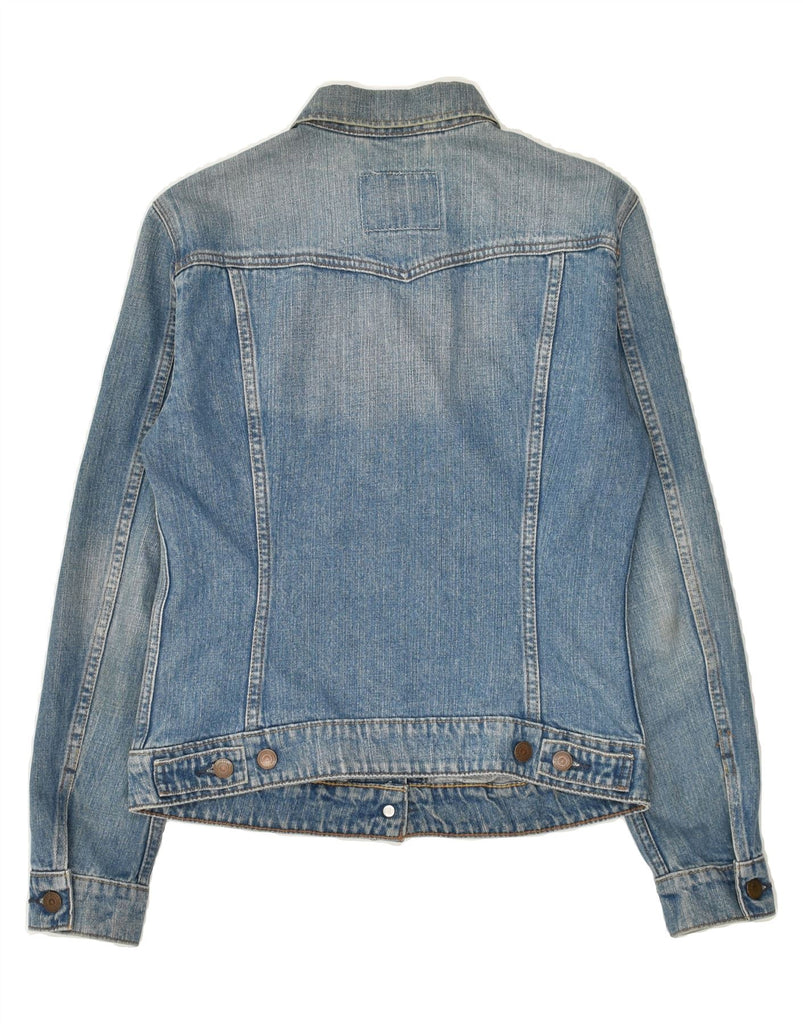 LEVI'S Womens Denim Jacket UK 10 Small Blue Cotton | Vintage Levi's | Thrift | Second-Hand Levi's | Used Clothing | Messina Hembry 