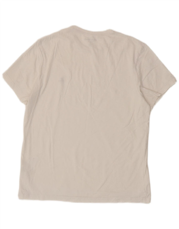 Jack Wills Mens Classic Fit T-Shirt Top Medium White Cotton